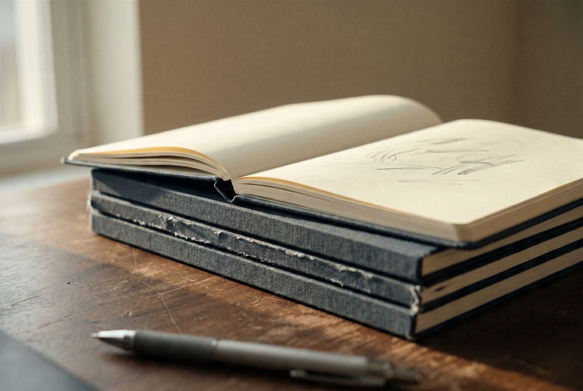 O registro contínuo, o caderno que volta em cadência, trimestre a trimestre