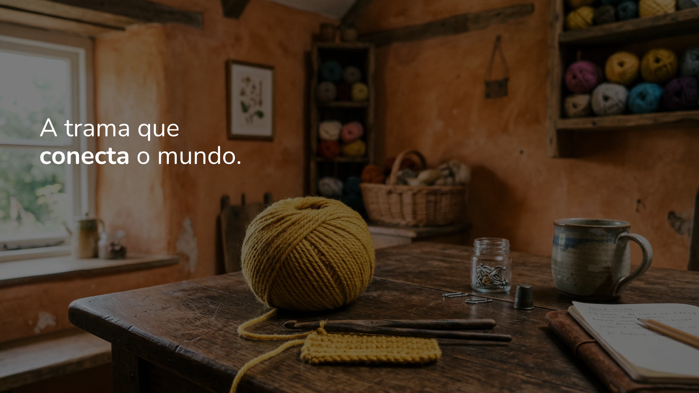 A ideia criativa da marca: a trama que conecta o mundo